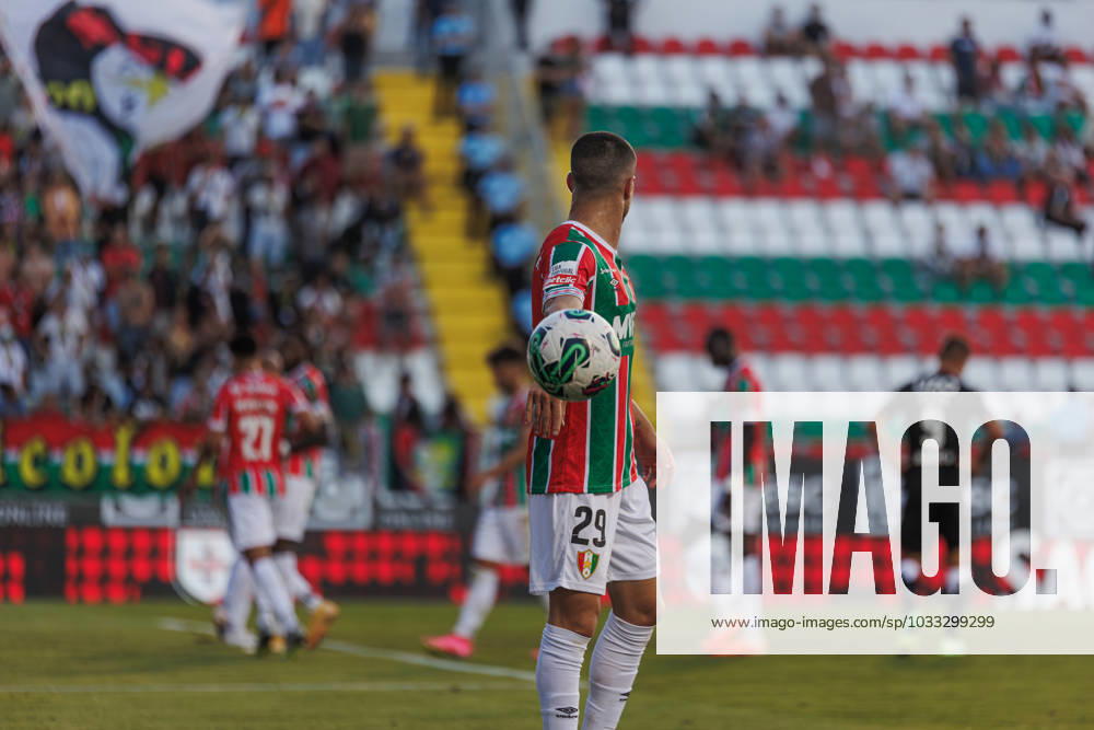 Kikas during Liga Portugal 23 24 game between CF Estrela Amadora and Vitoria SC at Estadio Jose Gomes, Amadora, Lisbon, Portugal. (Maciej Rogowski) Lisbon Estadio Jose Gomes Portugal