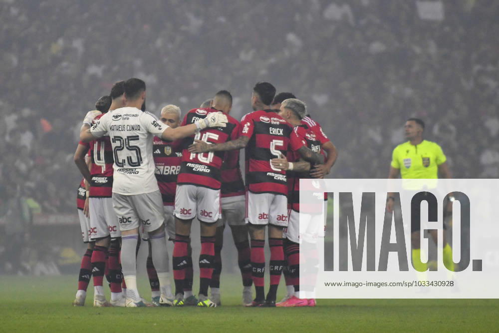 Flamengo x Grêmio RIO DE JANEIRO, RJ - 16.08.2023: FLAMENGO X GRÊMIO - Team during Flamengo x Grêmio held at Estádio do Maracanã, for the second leg of the Copa do Brasil semi-final, this Wednesday night (16), in Rio de Janeiro, RJ. (Photo: Celso Pupo Fotoarena) x2419439x CelsoxPupo