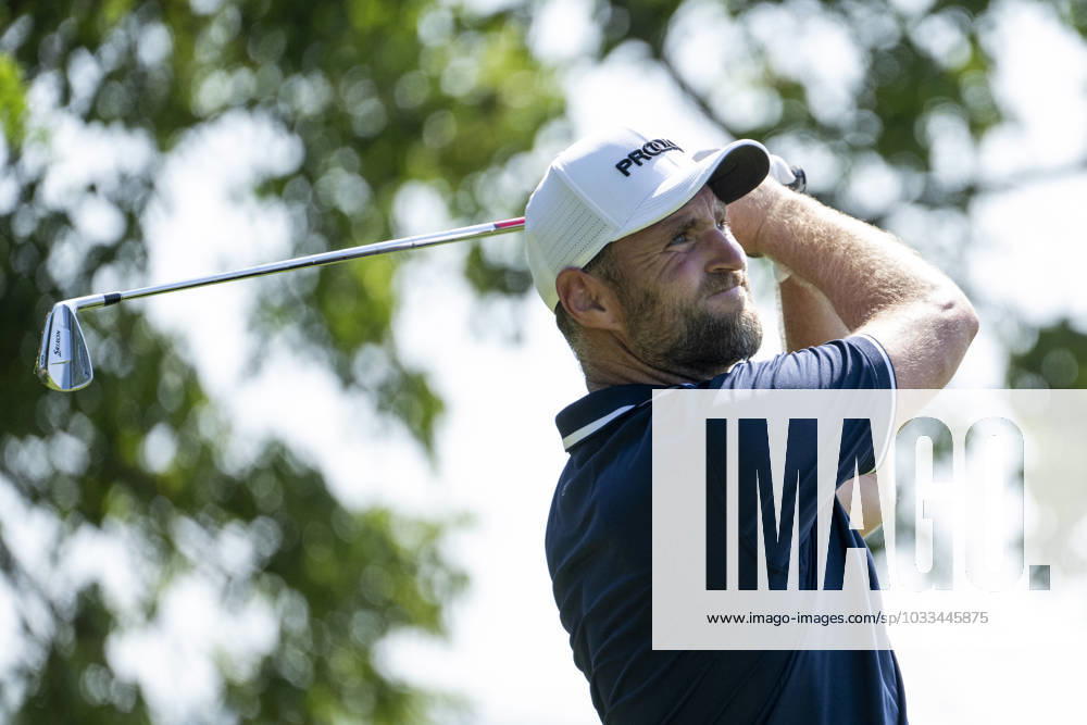 Ales Korinek from Czech Republic in action during the Czech Open 2023 men s golf tournament, part of the Czech PGA, Golf Herren Tour, 1st round, on August 17, 2023, in Beroun, Czech Republic. (CTKxPhoto OndrejxDeml) CTKPhotoP2023081703547 CTKPhotoP2023081703547