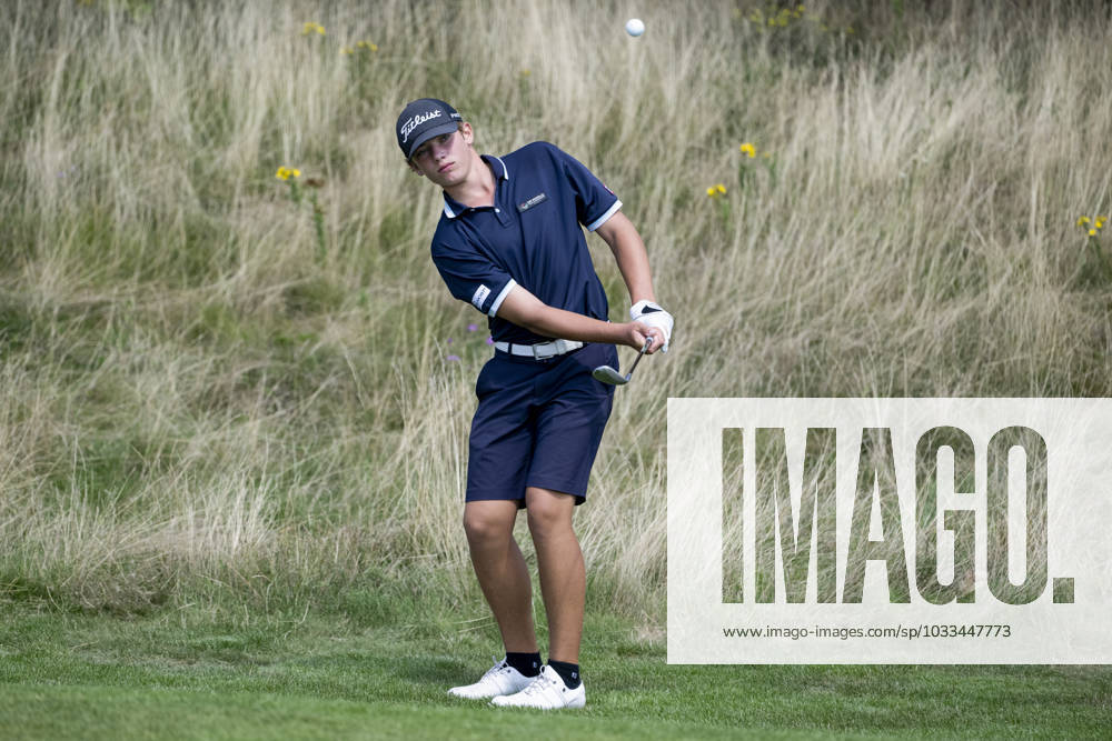 Louis Klein from Czech Republic in action during the Czech Open 2023 men s golf tournament, part of the Czech PGA, Golf Herren Tour, 1st round, on August 17, 2023, in Beroun, Czech Republic. (CTKxPhoto OndrejxDeml) CTKPhotoP2023081704420 CTKPhotoP2023081704420