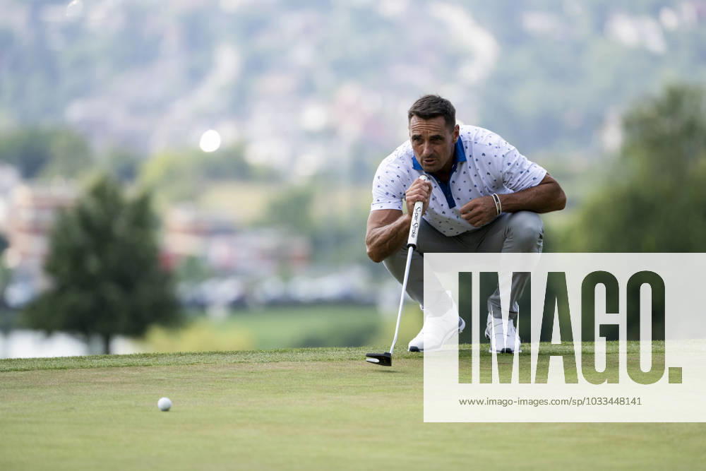 Roman Sebrle from Czech Republic in action during the Czech Open 2023 men s golf tournament, part of the Czech PGA, Golf Herren Tour, 1st round, on August 17, 2023, in Beroun, Czech Republic. (CTKxPhoto OndrejxDeml) CTKPhotoP2023081704437 CTKPhotoP2023081704437