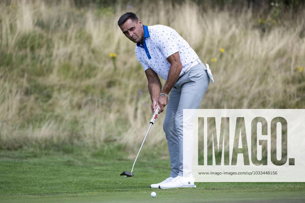 Roman Sebrle from Czech Republic in action during the Czech Open 2023 men s golf tournament, part of the Czech PGA, Golf Herren Tour, 1st round, on August 17, 2023, in Beroun, Czech Republic. (CTKxPhoto OndrejxDeml) CTKPhotoP2023081704455 CTKPhotoP2023081704455