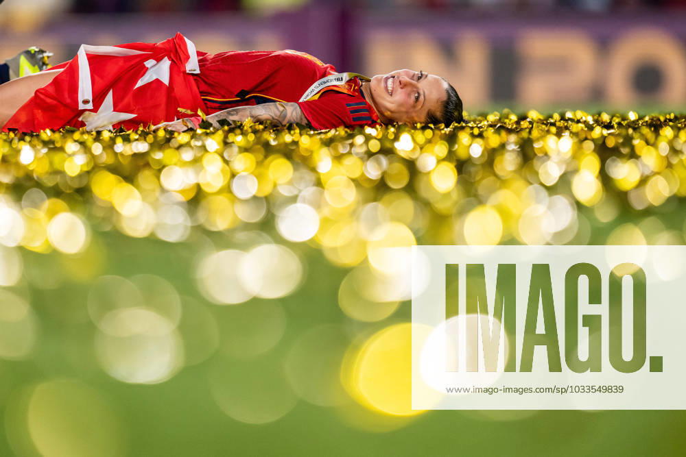 Jennifer Hermoso of Spain celebrates after the FIFA Women s World Cup final between Spain and England on August 20, 2023 in Sydney. Photo: Mathias Bergeld BILDBYRAN kod MB MB0706 fotboll football soccer fotball fotbolls-vm världsmästerskap vm fifa womens world cup final spanien england spain 32 dam bbeng fotball vm verdensmesterskap kvinner women jubel