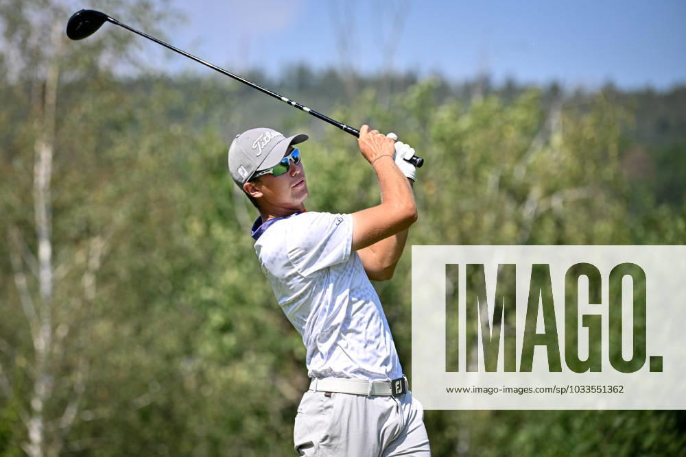 Matej Baca of Czech Republic during the men s Czech Open golf tournament, Czech PGA, Golf Herren Tour, Beroun, Czech Republic, August 20, 2023. (CTKxPhoto VitxSimanek) CTKPhotoP2023082004254 CTKPhotoP2023082004254