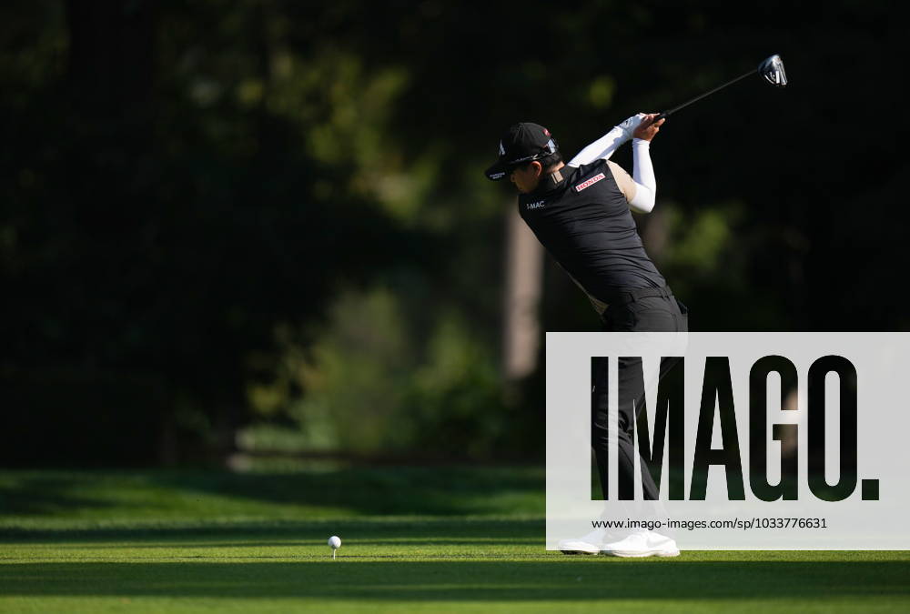 Yuka Saso, of Japan, hits her tee shot on the 10th hole during the third round at the LPGA, Golf Damen CPKC Canadian Women s Open golf tournament, in Vancouver, on Saturday, August 26, 2023. Canada News - August 26, 2023 - ZUMAc35_ 20230826_zaf_c35_122