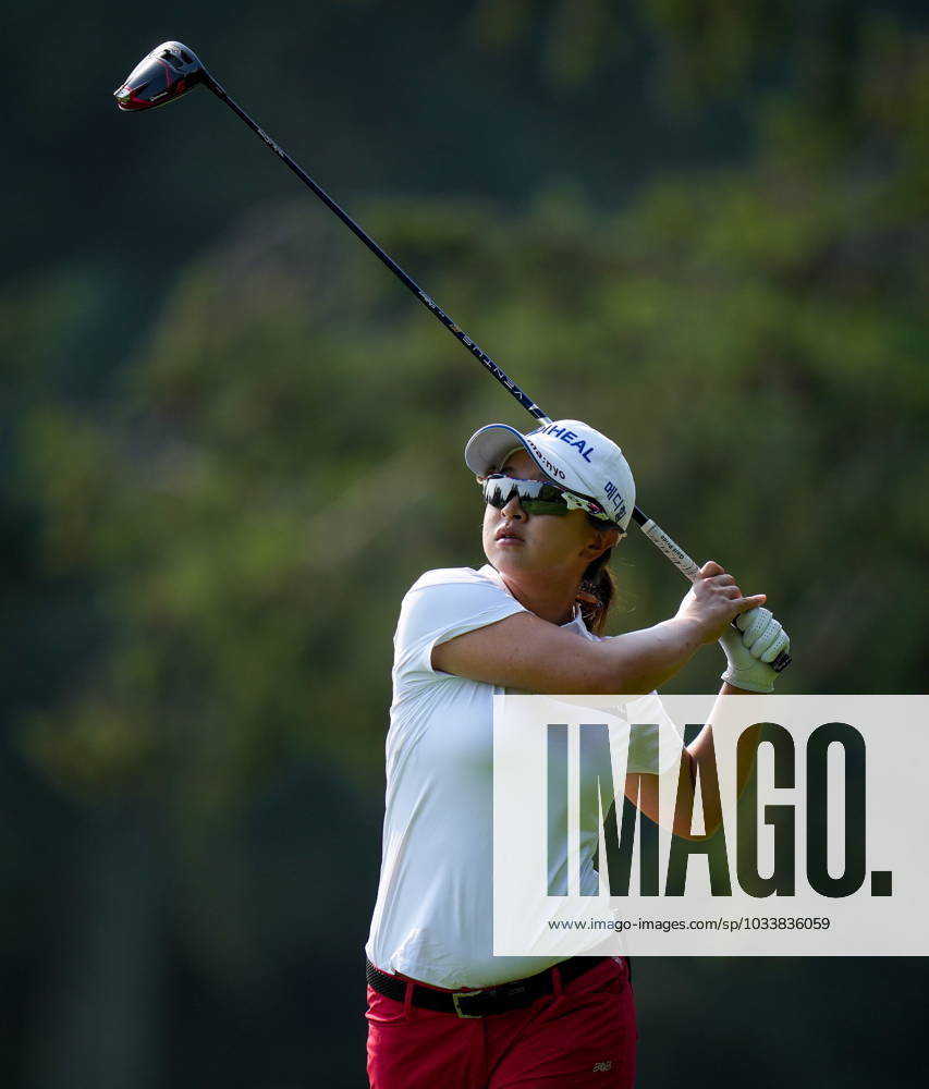 Sei Young Kim, of South Korea, watches her tee shot on the seventh hole during the final round at the LPGA, Golf Damen CPKC Canadian Women s Open golf tournament, in Vancouver, on Sunday, August 27, 2023. Kim Sei Young - ZUMAc35_ 20230827_zaf_c35_104