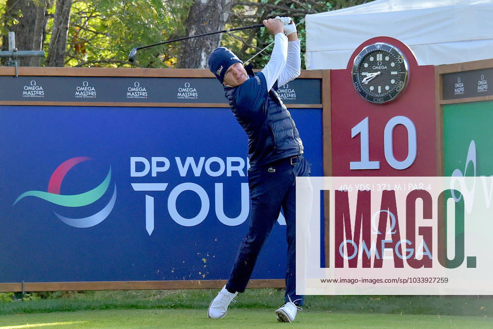 Golf, Omega European Masters in Crans-Montana Crans-Montana, 31.08.2023, Golf - Omega European Masters, Yannik Paul (GER) Hole 10