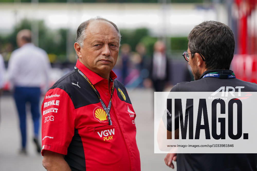 F1 Grand Prix of Italy - Practice Frederic Vasseur, Team principal of Scuderia Ferrari during the Formula 1 Pirelli Gran Premio d Italia 2023 on September 1st, 2023 in Monza, Italy. Monza Italia
