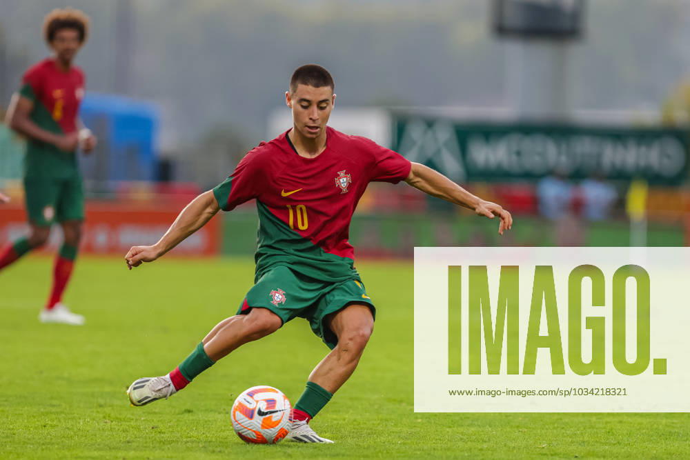 2025 U21, U 21 EURO Qualifying, EM, Europameisterschaft Portugal vs Andorra Pacos de Ferreira, Portugal, September, 8, 2023, 2025 U21 Euro Qualifying, Portugal vs Andorra at the Estadio Capital do Movel, Vasco Sousa, photography by @guelbergoes Pacos de Ferreira Portugal