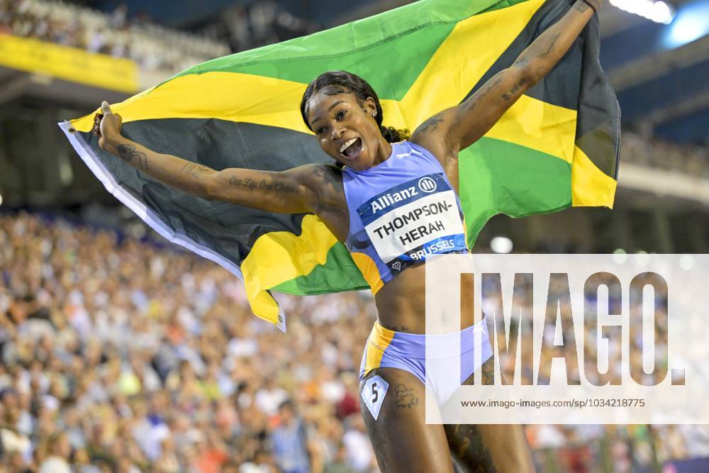 KW36 47th Memorial Van Damme meeting - Diamond League BRUSSELS, BELGIUM - SEPTEMBER 08 : Elaine Thompson-Herah during the 47th Diamond League Memorial Van Damme meeting on September 8, 2023 in Brussels, Belgium, 8 09 2023 Brussels BELGIUM