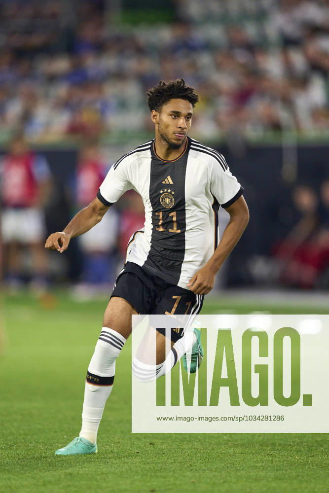 Kevin Schade, DFB 11 in the friendly match GERMANY - JAPAN 1-4 DEUTSCHLAND - JAPAN Preparation for European Championships 2024 in Germany ,Season 2023 2024, on Sept 9, 2023 in Wolfsburg, Germany.