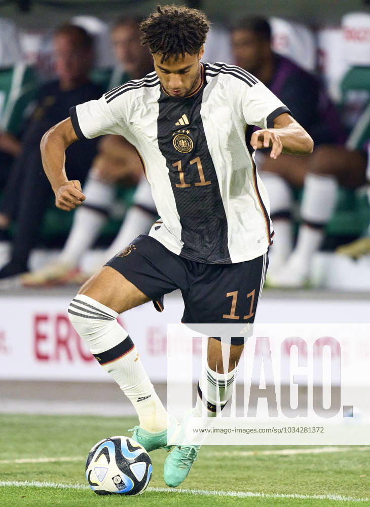 Kevin Schade, DFB 11 in the friendly match GERMANY - JAPAN 1-4 DEUTSCHLAND - JAPAN Preparation for European Championships 2024 in Germany ,Season 2023 2024, on Sept 9, 2023 in Wolfsburg, Germany.