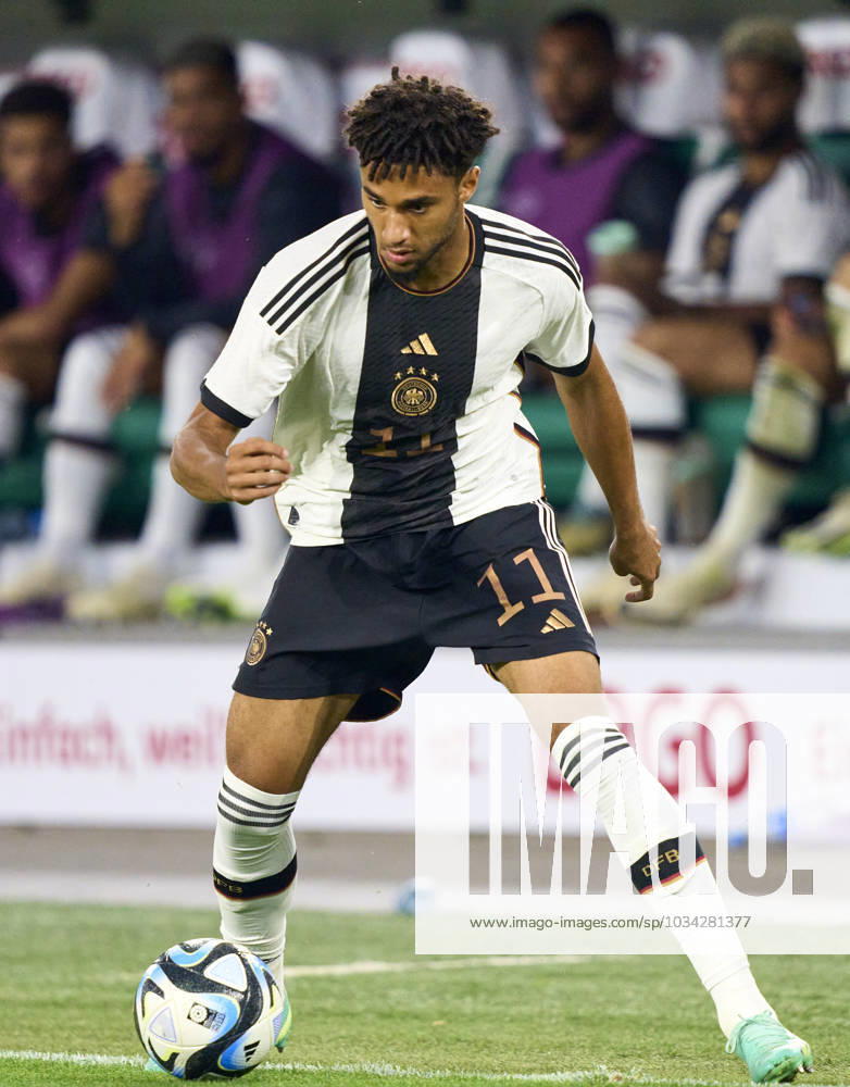 Kevin Schade, DFB 11 in the friendly match GERMANY - JAPAN 1-4 DEUTSCHLAND - JAPAN Preparation for European Championships 2024 in Germany ,Season 2023 2024, on Sept 9, 2023 in Wolfsburg, Germany.