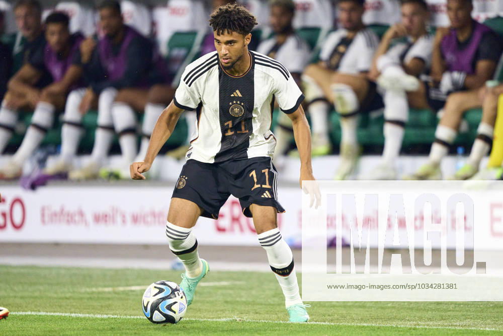 Kevin Schade, DFB 11 in the friendly match GERMANY - JAPAN 1-4 DEUTSCHLAND - JAPAN Preparation for European Championships 2024 in Germany ,Season 2023 2024, on Sept 9, 2023 in Wolfsburg, Germany.