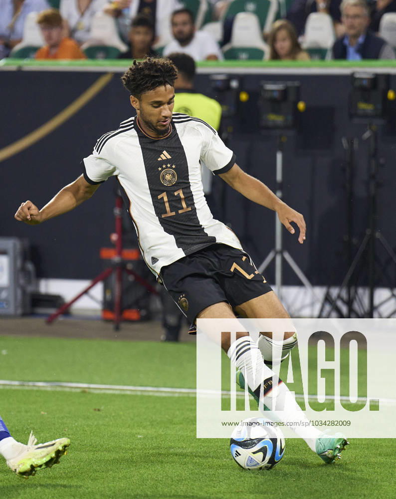 Kevin Schade, DFB 11 in the friendly match GERMANY - JAPAN 1-4 DEUTSCHLAND - JAPAN Preparation for European Championships 2024 in Germany ,Season 2023 2024, on Sept 9, 2023 in Wolfsburg, Germany.