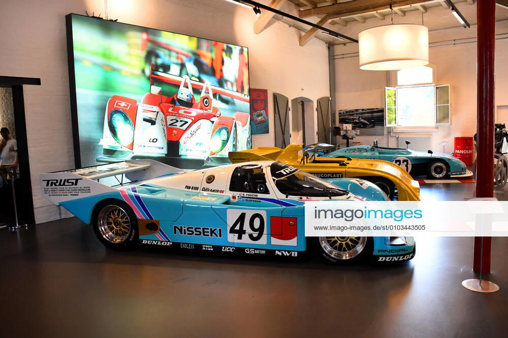 Schweiz, Romanshorn, 12.08.2020 Die autobau erlebniswelt ist ein aussergewoehnliches Automuseum in der Schweiz. Die einzigartige Sammlung des Schweizer Rennfahrers Fredy Lienhard fokussirt sich auf Sportwagen und zeigt rund 90 von weit mehr als 100 vorhandenen Fahrzeugen. Foto: Blick in die Ausstellung Das Automuseum autobau erlebniswelt in der Schweiz