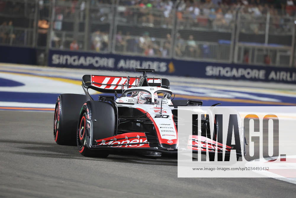 Marina Bay Street Circuit, Singapore, FORMULA 1 2023 SINGAPORE AIRLINES SINGAPORE GRAND PRIX ,im Bild Kevin Magnussen (DNK), Moneygram Haas F1 Team Singapore Marina Bay Street Circuit Singapore Singapore