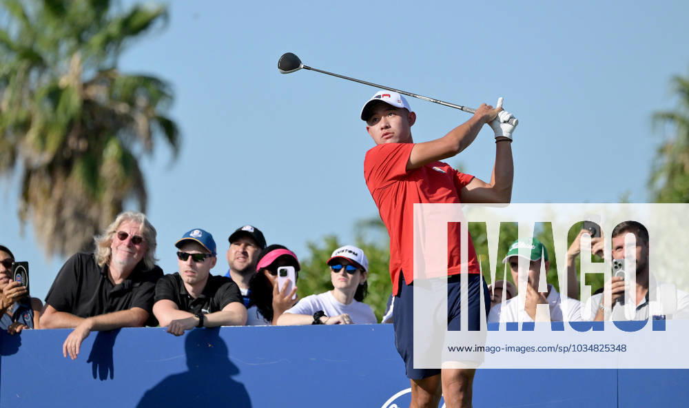 US golfer Collin Morikawa during practice rounds for the 2023 Ryder Cup golf tournament at Marco Simone Golf Club in Guidonia, near Rome, Italy, 26 September 2023. The 44th Ryder Cup matches between the US and Europe will be held in Italy from 29 September to 01 October 2023.ANSA ETTORE FERRARI 2023 Ryder Cup golf tournament - ZUMAa110 20230926_zaf_a110_053