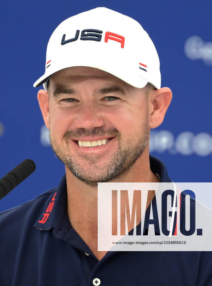 US team s player Brian Harman attends a press conference, PK, Pressekonferenz during the 2023 Ryder Cup golf tournament at Marco Simone Golf Club in Guidonia, near Rome, Italy, 27 September 2023. The 44th Ryder Cup matches between the US and Europe will be held in Italy from 29 September to 01 October 2023. ANSA ETTORE FERRARI 2023 Ryder Cup golf tournament - ZUMAa110 20230927_zaf_a110_040