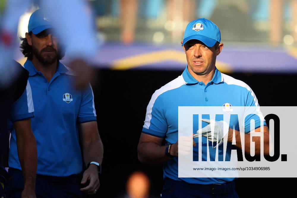 Rome Ryder Cup 2023 - Foursomes Session, 29.09.2023 Rome, Italy 29.09.2023: Rory Mcilroy of Europe during Foursomes Session at RYDER CUP 2023 at Marco Simone Golf & Country Club di Guidonia Montecelio, Roma Rome italy -