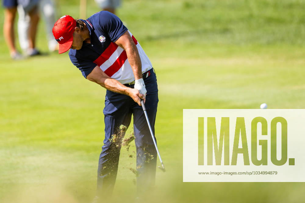 Brooks Koepka of Team USA in a singles match during day three of the Ryder Cup on October 1, 2023 in Rome. Photo: Mathias Bergeld BILDBYRAN kod MB MB0738 golf ryder cup day 3 bbeng