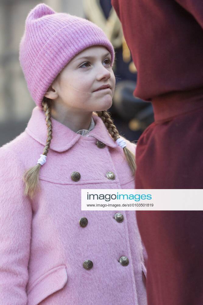 Princess Estelle Crown Princess Victorias name day celebration at the inner courtyard of Stockholm Castle 2019 03 12 c Johan Jeppsson TT Stockholm Sweden Royal Palace Sweden