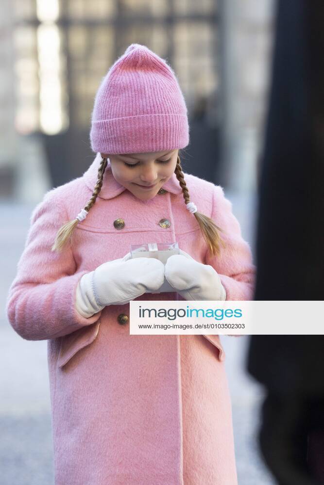 Princess Estelle Crown Princess Victorias name day celebration at the inner courtyard of Stockholm Castle 2019 03 12 c Johan Jeppsson TT Stockholm Sweden Royal Palace Sweden