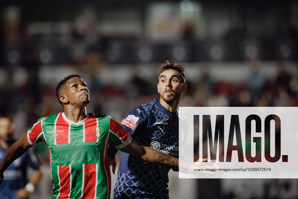 Andre Luiz, Ricardo Horta during Liga Portugal 23 24 game between CF Estrela Amadora and SC Braga at Estadio Jose Gomes, Amadora, Lisbon, Portugal. (Maciej Rogowski) Lisbon Estadio Jose Gomes Portugal