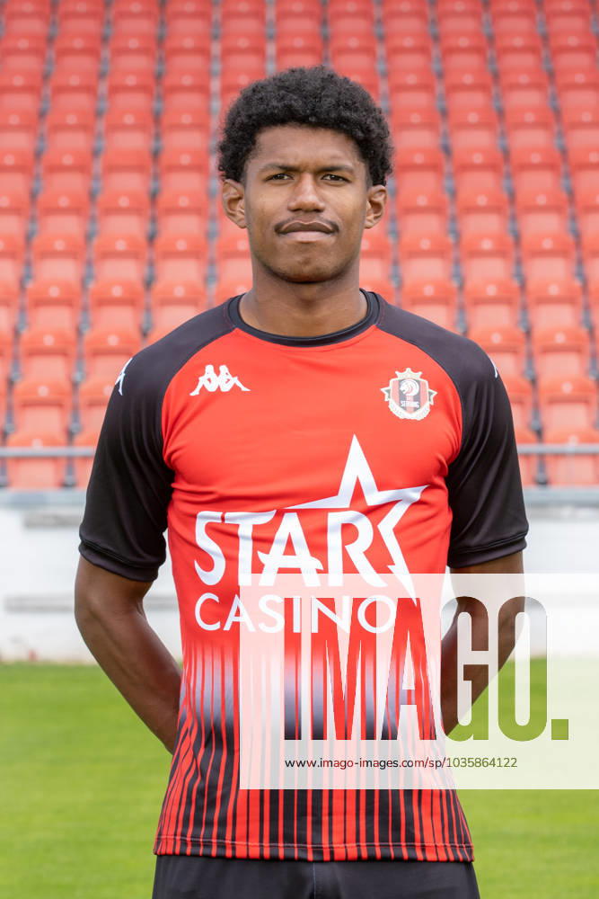 Photoshoot RFC Seraing 2022 - 2023 SERAING, BELGIUM - JULY 11: Sandro Tremoulet of Seraing during the 2022 - 2023 season photo shoot of RFC Seraing on July 11, 2022 in Seraing, Belgium. (Photo by Mickael Marquet Isosport) Seraing Belgium