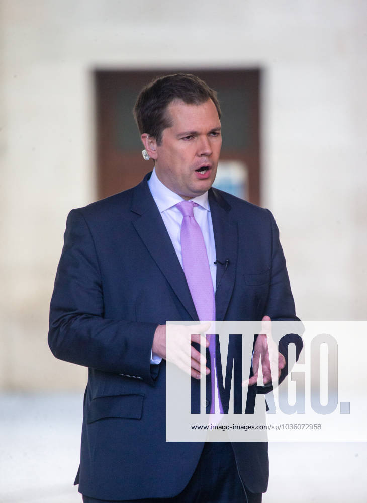 Minister for Immigration ROBERT JENRICK is seen outside BBC as he appears on Sunday With Laura Kuenssberg. London United Kingdom - ZUMAs262 20231022_zip_s262_016