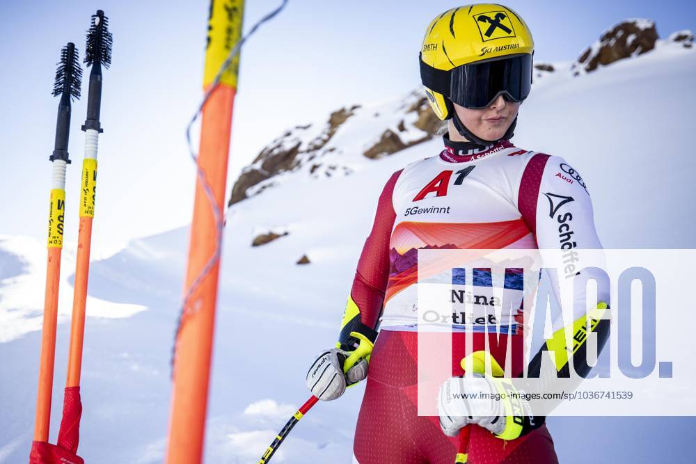 ALPINE SKIING - Ski Austria, training SOELDEN,AUSTRIA,08.NOV.23 - ALPINE SKIING - Ski Austria, downhill, training, ladies. Image shows Nina Ortlieb (AUT). GEPAxpictures xPatrickxSteiner