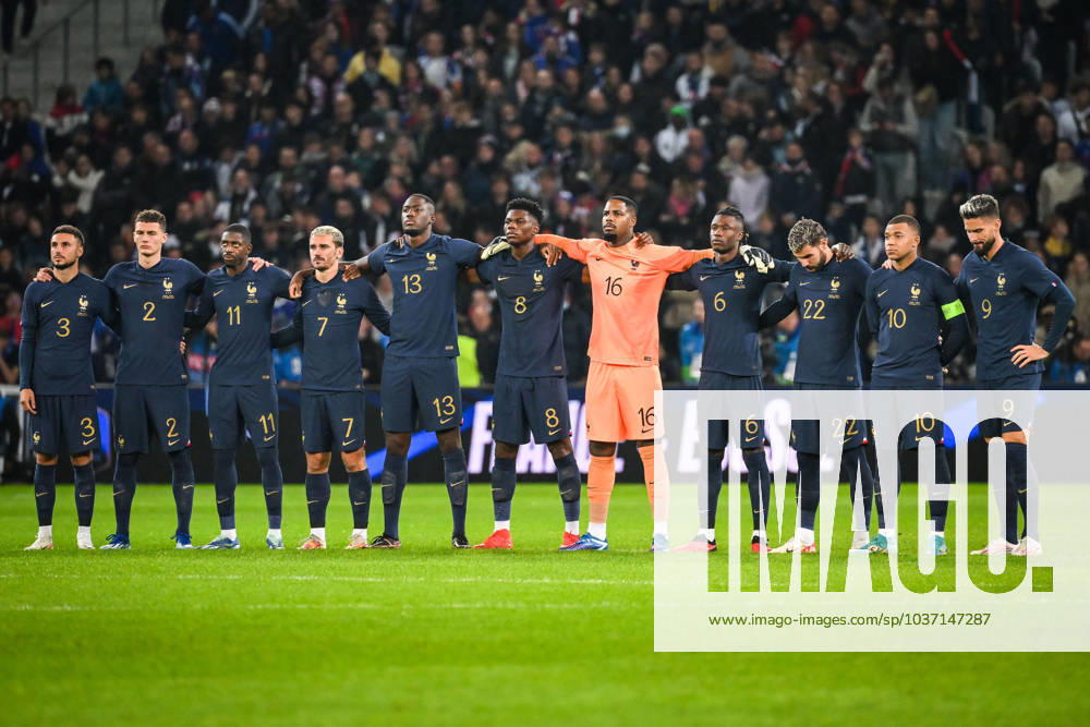 Team of France during the International Friendly, Länderspiel, Nationalmannschaft match between France and Scotland at Pierre Mauroy Stadium on October 17, 2023 in Villeneuve-d Ascq near Lille, France. Villeneuve-d Ascq France - ZUMAm308 20231017_zsp_m308_019
