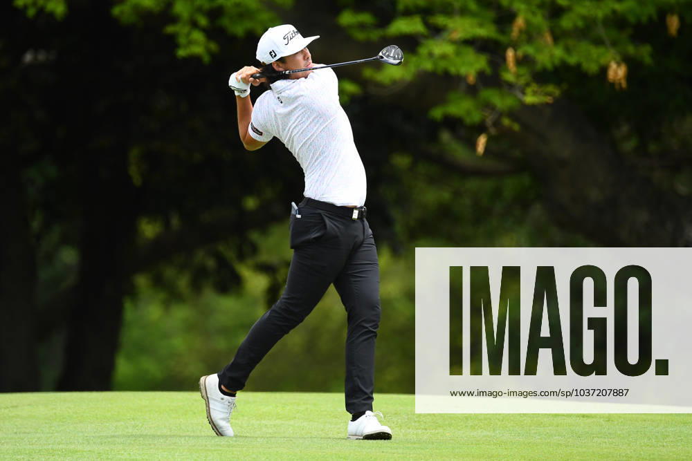 GOLF AUSTRALIAN PGA, Golf Herren Jack Thompson plays a shot during round 1 of the 2023 Fortinet Australian PGA Championship in Brisbane, Thursday, November 23, 2023. ( NO ARCHIVING, , NO USE IN BOOKS WITHOUT CONSENT BRISBANE QUEENSLAND AUSTRALIA