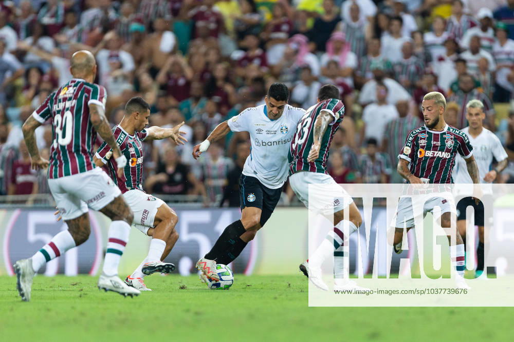 LUIS SUAREZ of Gremio during the match between Fluminense and Gremio as part of Brasileirao Serie A 2023 at Nilton Santos Stadium on December 06, 2023 in Rio de Janeiro, Brazil. Rio de Janeiro Brazil - ZUMAc227 20231206_zsp_c227_031