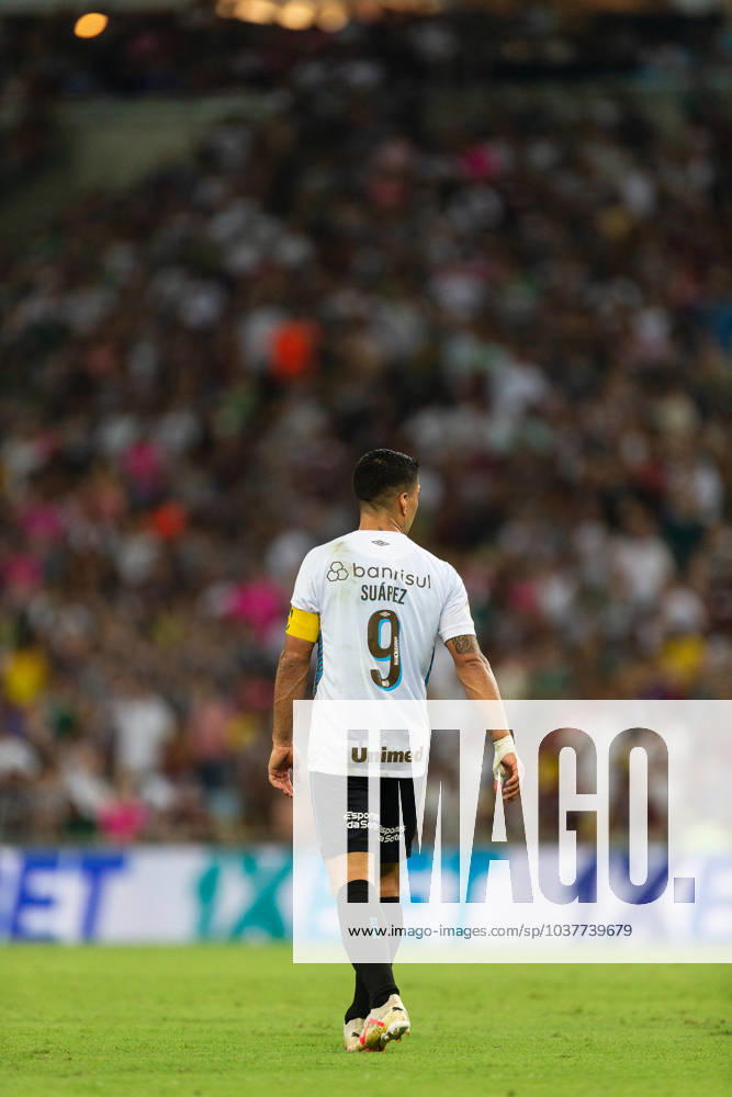 LUIS SUAREZ of Gremio during the match between Fluminense and Gremio as part of Brasileirao Serie A 2023 at Nilton Santos Stadium on December 06, 2023 in Rio de Janeiro, Brazil. Rio de Janeiro Brazil - ZUMAc227 20231206_zsp_c227_033