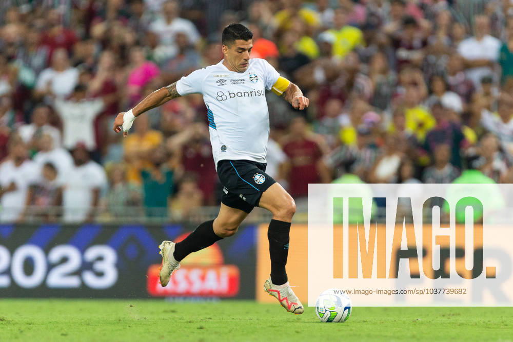 LUIS SUAREZ of Gremio during the match between Fluminense and Gremio as part of Brasileirao Serie A 2023 at Nilton Santos Stadium on December 06, 2023 in Rio de Janeiro, Brazil. Rio de Janeiro Brazil - ZUMAc227 20231206_zsp_c227_034