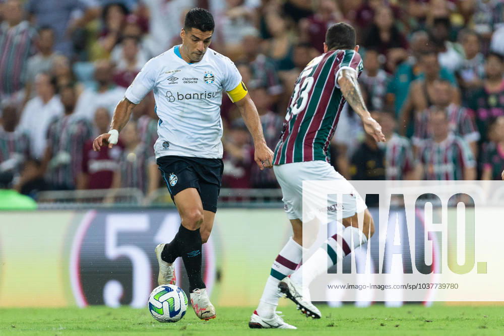 LUIS SUAREZ of Gremio during the match between Fluminense and Gremio as part of Brasileirao Serie A 2023 at Nilton Santos Stadium on December 06, 2023 in Rio de Janeiro, Brazil. Rio de Janeiro Brazil - ZUMAc227 20231206_zsp_c227_037