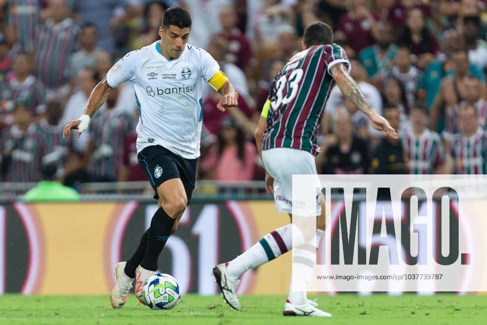 LUIS SUAREZ of Gremio during the match between Fluminense and Gremio as part of Brasileirao Serie A 2023 at Nilton Santos Stadium on December 06, 2023 in Rio de Janeiro, Brazil. Rio de Janeiro Brazil - ZUMAc227 20231206_zsp_c227_038