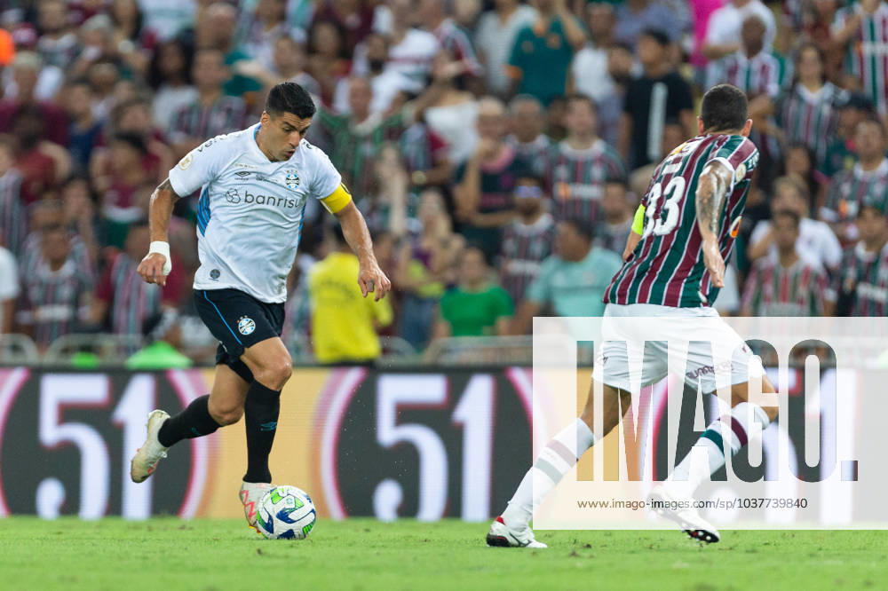 LUIS SUAREZ of Gremio during the match between Fluminense and Gremio as part of Brasileirao Serie A 2023 at Nilton Santos Stadium on December 06, 2023 in Rio de Janeiro, Brazil. Rio de Janeiro Brazil - ZUMAc227 20231206_zsp_c227_039