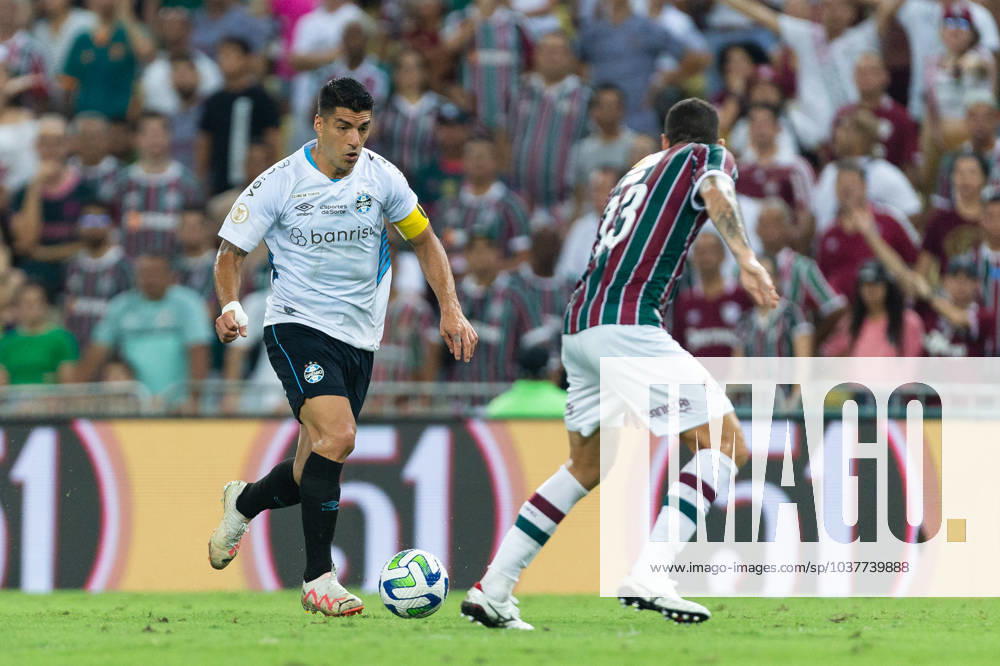 LUIS SUAREZ of Gremio during the match between Fluminense and Gremio as part of Brasileirao Serie A 2023 at Nilton Santos Stadium on December 06, 2023 in Rio de Janeiro, Brazil. Rio de Janeiro Brazil - ZUMAc227 20231206_zsp_c227_041