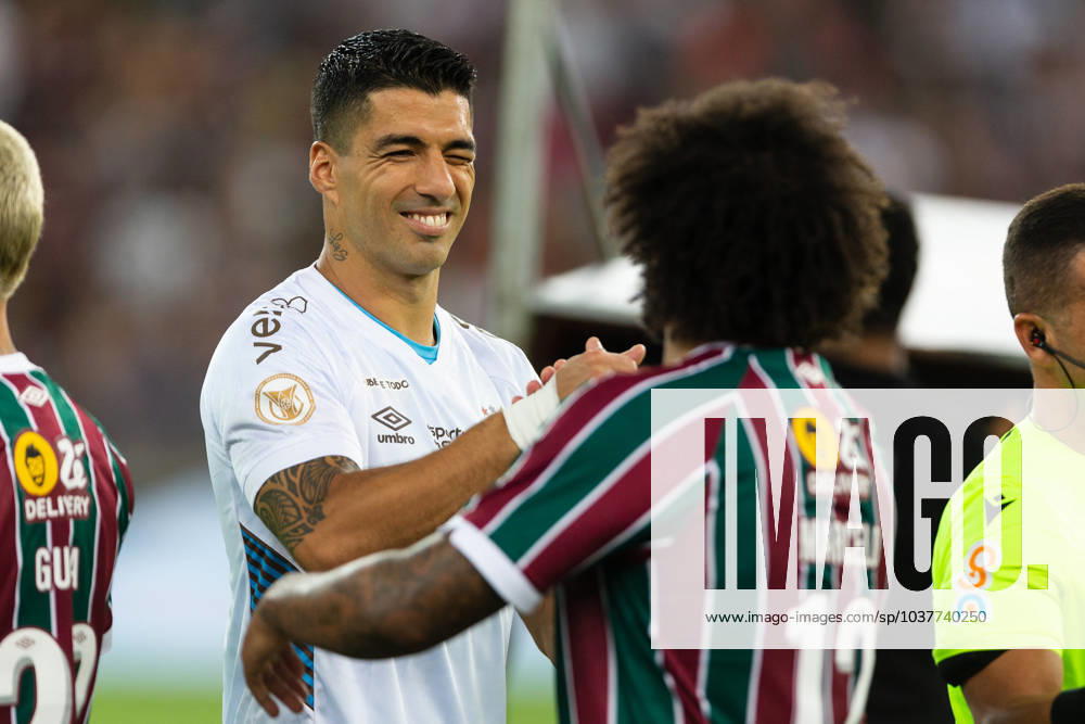 LUIS SUAREZ of Gremio during the match between Fluminense and Gremio as part of Brasileirao Serie A 2023 at Nilton Santos Stadium on December 06, 2023 in Rio de Janeiro, Brazil. Rio de Janeiro Brazil - ZUMAc227 20231206_zsp_c227_061