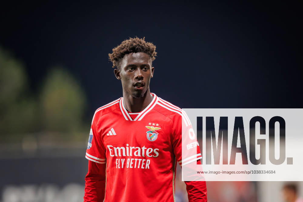 Gerson Sousa during Liga Portugal 2 Sabseg 23 24 game between SL Benfica B and CD Nacional at Benfica Campus, Seixal, Lisbon, Portugal. (Maciej Rogowski) Lisbon Benfica Campus Portugal