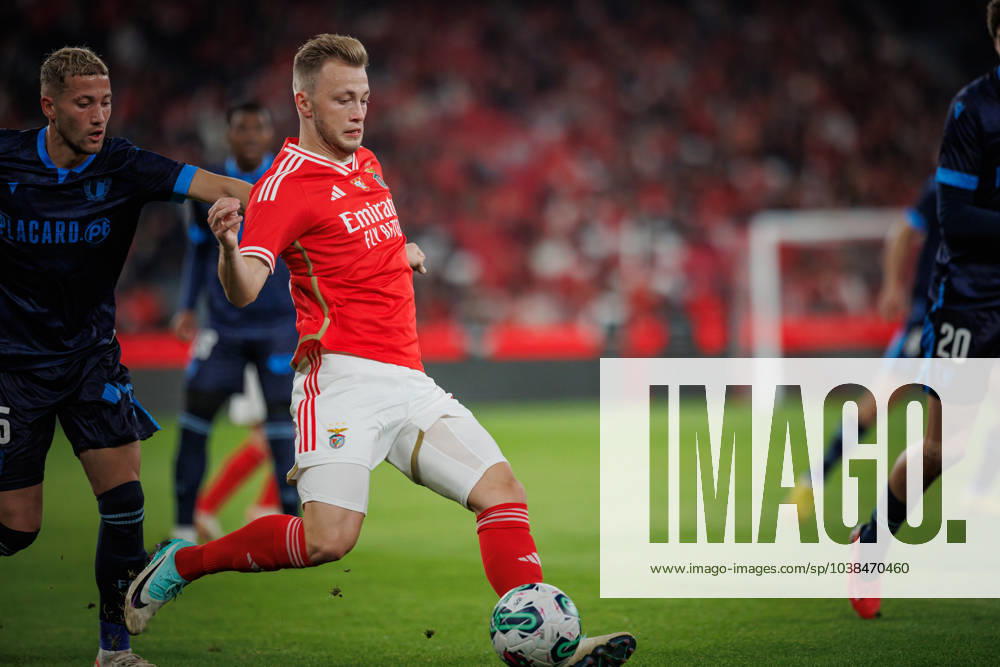 Casper Tengstedt during Taca de Portugal 23 24 4th round game between SL Benfica and FC Famalicao at Estadio Da Luz, Lisbon, Portugal. (Maciej Rogowski) Lisbon Estadio Da Luz Portugal