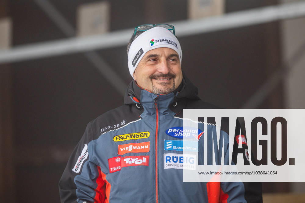 Georg Hackl (Trainer Österreich), WC Women s Singles, Eberspächer Luge World Cup 2023 204 Winterberg (GER) 6. Januar 2024 Winterberg Nordrhein-Westfalen Deutschland, Eberspächer Luge World Cup 2023 204 Winterberg (GER) 6. Januar 2024 Winterberg
