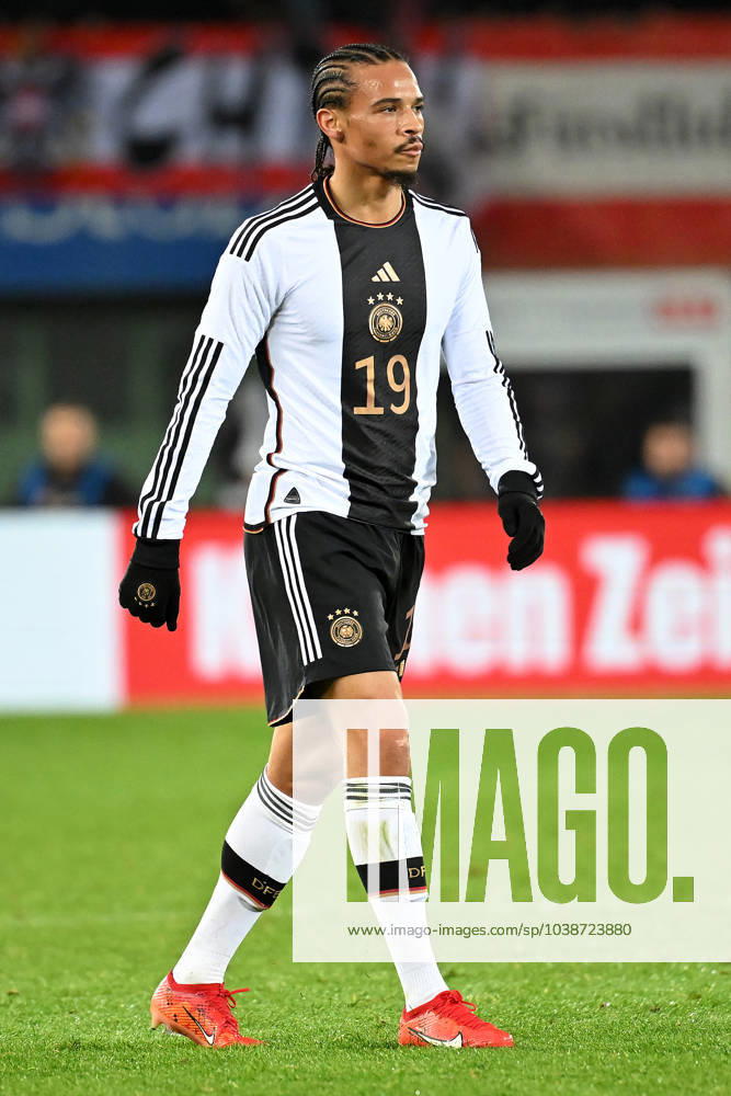 Wien, Ernst-Happel-Stadion, 21.11.23, GER, Herren, Laenderspiel, Oesterreich - Deutschland Bild: Leroy SANE (Deutschlan) Only for editorial use! UEFA regulations prohibit any use of photographs as image sequences and or quasi-video. Wien Oesterreich