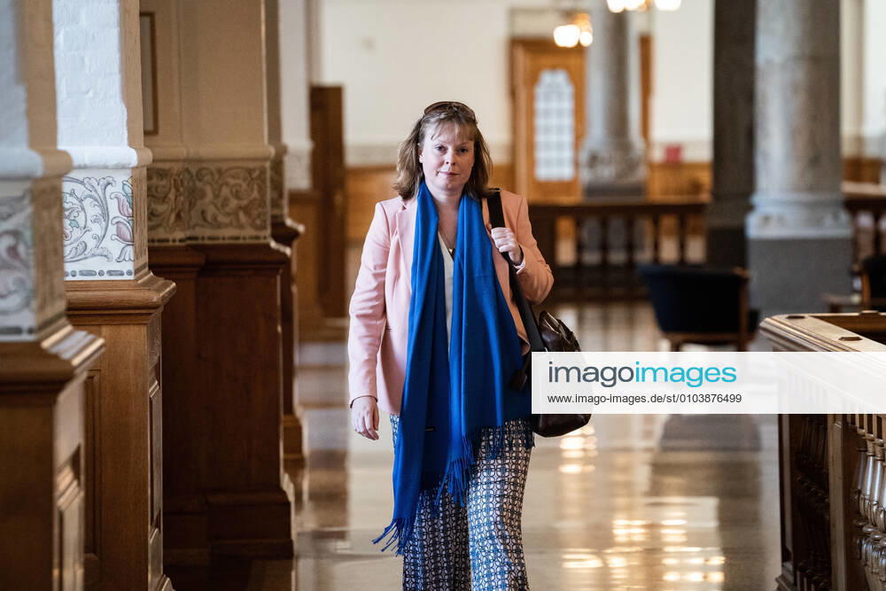 Kulturminister Joy Mogensen (S) ankommer til samraad om anvendelse af ordet eskimo, paa Christiansborg torsdag den 3. september 2020. Samraadsspoergsmaalet er stillet efter oenske fra Pernille Bendixen (DF).. , Copenhagen Denmark