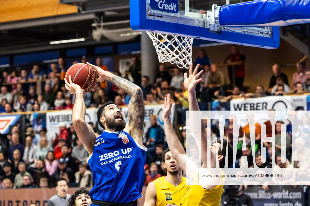 EasyCredit Basketball Bundesliga, Syntainics MBC - Tigers Tübingen 14.01.2023, easyCredit Basketball Bundesliga, BBL, Saison 2023 2024, Herren, Syntainics MBC - Tigers Tübingen, Martin Breunig (Syntainics MBC, No 8)