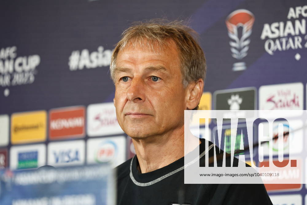 (KOR), FEBRUARY 5, 2024 - Football Soccer : Korea Head Coach Jurgen Klinsmann at the pre-match press conference, PK, Pressekonferenz of AFC Asian Cup Qatar 2023 at the Main Media Center in Doha, Qatar. Noxthirdxpartyxsales (242999086)