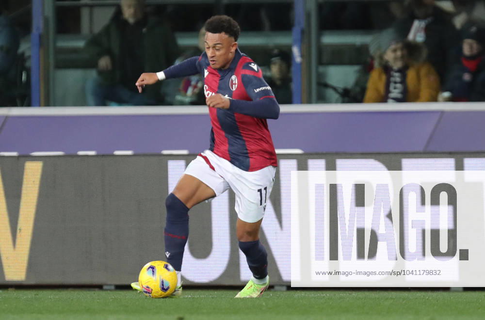 Italian soccer Serie A match - Bologna FC vs Hellas Verona FC Dan Ndoye (Bologna f.c.) during the Italian Serie A TIM championship match Bologna f.c. Vs Hellas Verona f.c. at Dalâ& x80;& x99;Ara Stadium. Bologna, Italy, February 23, 2024. photo: corrispondente Bologna Bologna Italy