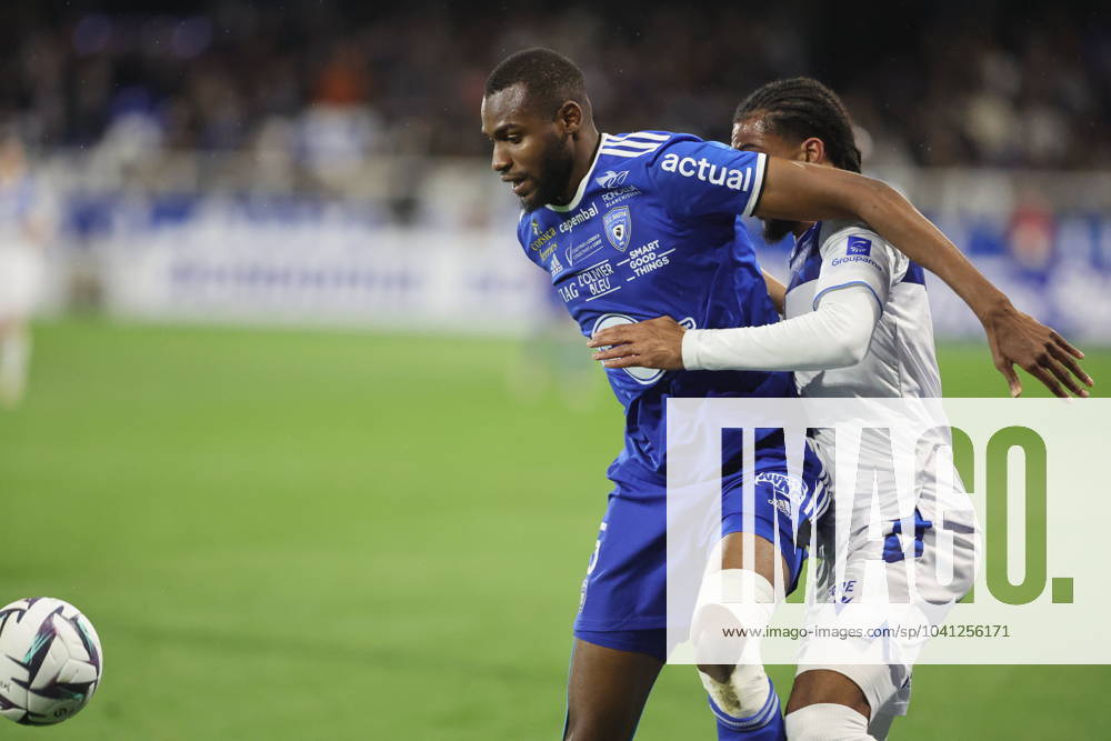 Issiar Drame (Bastia) Football : Auxerre vs Bastia - Ligue 2 - 23 02 2024 StephanieGrossetete Panoramic